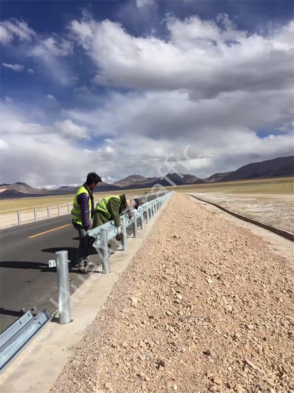 Guardrail Installation on-site around the world