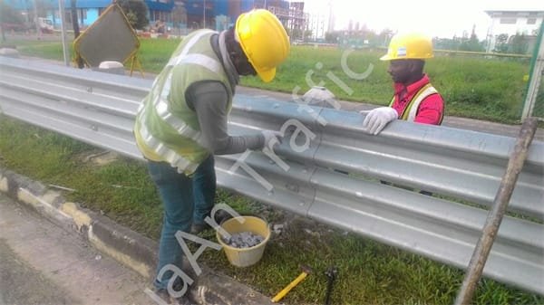 Guardrail Installation on-site around the world